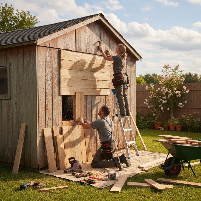 Shed Repair in Alpharetta, GA