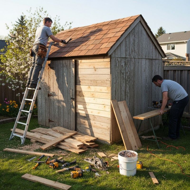 Wooden Carport Repair in Alpharetta, GA