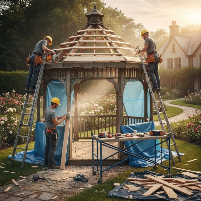 Wooden Carport Repair in Conroe, TX
